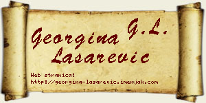 Georgina Lašarević vizit kartica